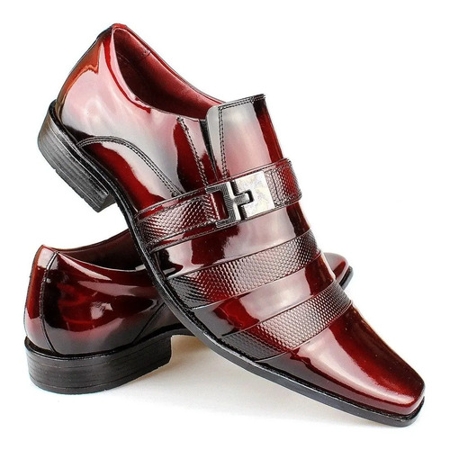 Sapato Social Masculino Branco Azul Preto Vermelho Marrom | Parcelamento  sem juros