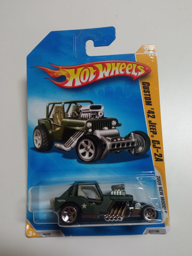 Hot Wheels Custom 42 Jeep Cj-2a Primera Edicion 2009