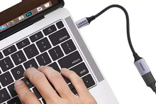 Hub Usb Ugreen Tipo C A Usb 3.0 Otg Adaptador Azul Acero