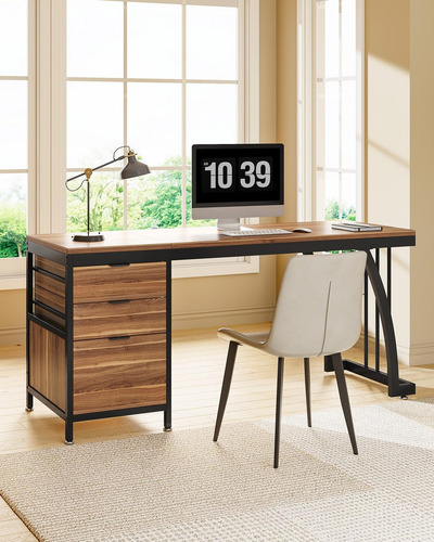 1easylife Escritorio De Computadora De 59 Pulgadas Con 3