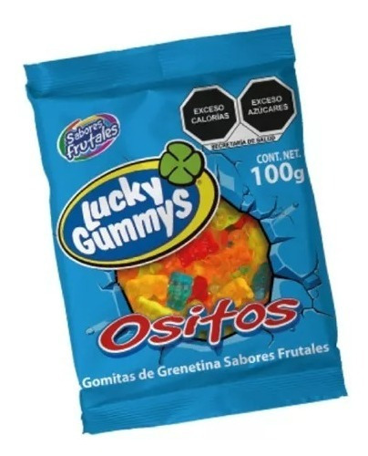 Gomitas Lucky Gummys Caja 12pz Dulces Mayoreo Panditas Y Más Gomitas Lucky Gummys Ositos Caja 12pz De 100g C/u