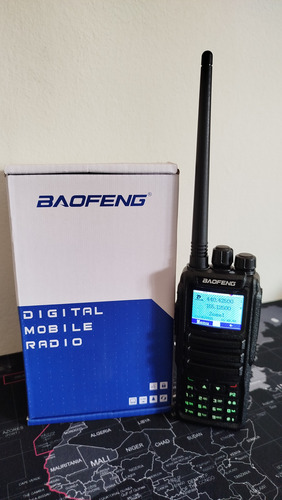 Handy Baofeng Dm-1701 5w Dmr Negro Vhf-uhf