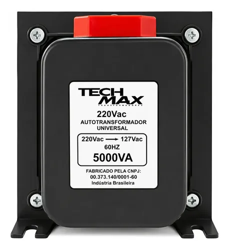 Transformador 110-220 VOLTS para Ar até 12000 btus MAX+ potência 5000VA Bivolt Geladeira Microondas air fryer impressora Brother