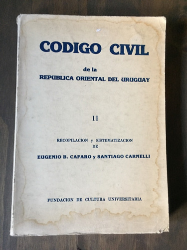 Libro Código Civil R.o.u. Tomo Ii - Oferta