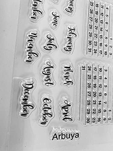 Sellos Transparentes Arbuya Para Bullet Journal Notebook Diy