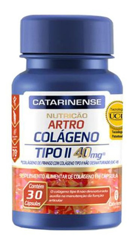Kit 3 Colágeno Tipo 2 40mg Uc-ll Catarinense 30 Cápsulas
