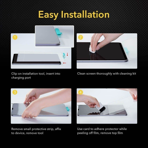 Imagen 4 de 4 de Protector De Pantalla Esr Paper Feel iPad Mini 6 2021