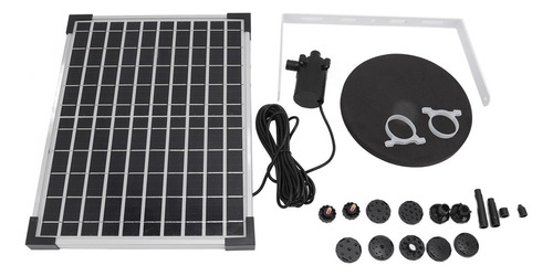 Fuente De Bomba De Agua Solar 10v 12w Modos Múltiples Anti