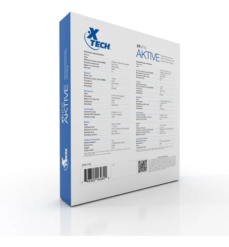 Audífono Inalámbrico Xtech Xth-710 Aktive A Prueba De Sudor