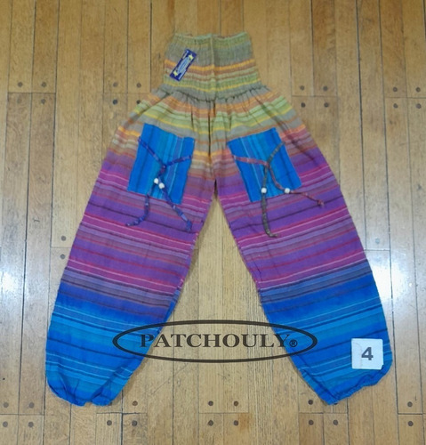 Imagen 5 de 10 de Pantalon Babucha Yoga Tai Chi Meditacion Hindu Algodon S / L