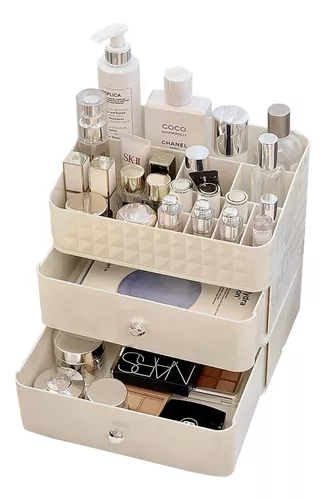 Organizador Cosmético Plástico 9 Compartimentos, Baño