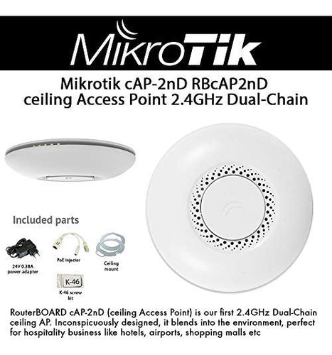 Mikrotik Routerboard Cap-2nd Punto De Acceso De Techo
