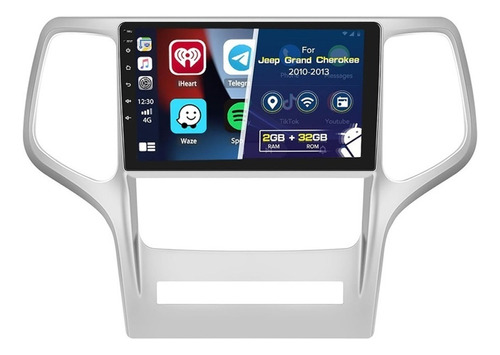 Estéreo Para Jeep Grand Cherokee 2010-2013 Carplay 2+32g