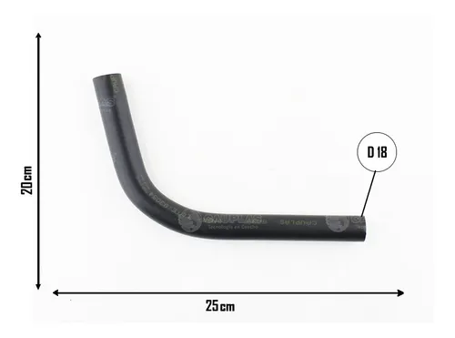 Manguera Codo Descarga Gases Block Fiat Palio 1.7 01/07