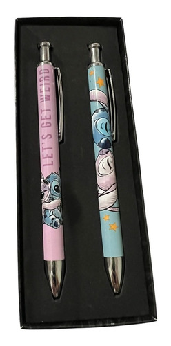 Stitch Set De Boligrafos Disney Hermosos