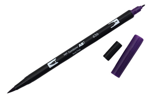 Tombow Marcadores Dual Brush Abt - Color 636 Imperial Purple