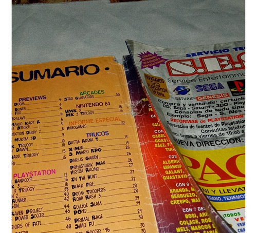 Revista Antigua ** Action Games ** N° 56 Juegos Trucos Nint (Usado)