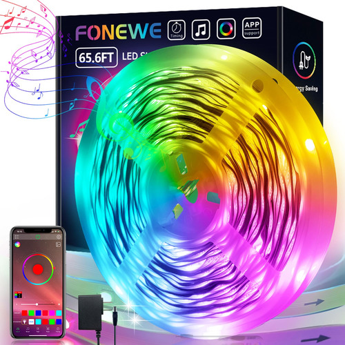 Luces Led Rgb De 20 Metros Para Dormitorio Y Fiesta