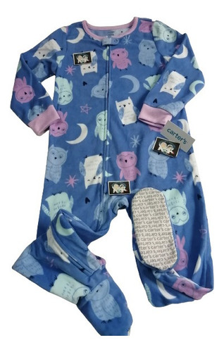 Pijama Térmica Carter's Enteriza Para Niña 3a4 Años Talla 4t