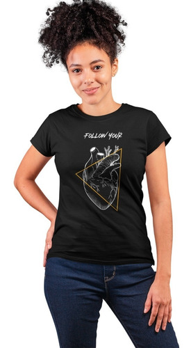 Playera Corazon Geometria Triangulo Urbano Stay Young 