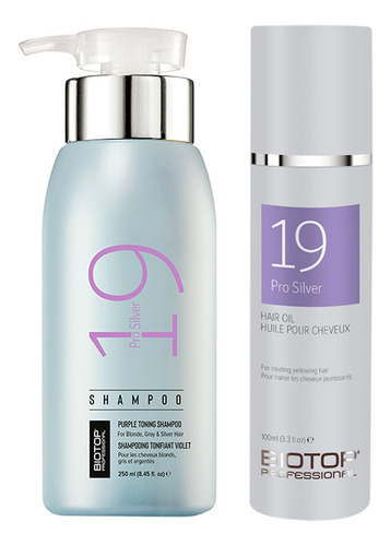 Biotop Pro Silver Kit Shampoo 250ml + Serum 100ml 3c
