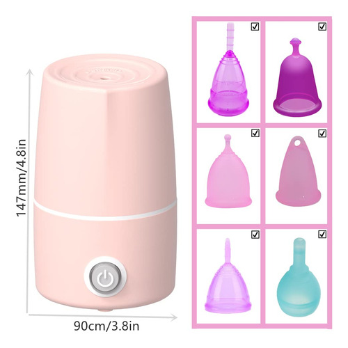 Mottery Máquina De Vapor Para Tazas Menstruales A Alta Tempe