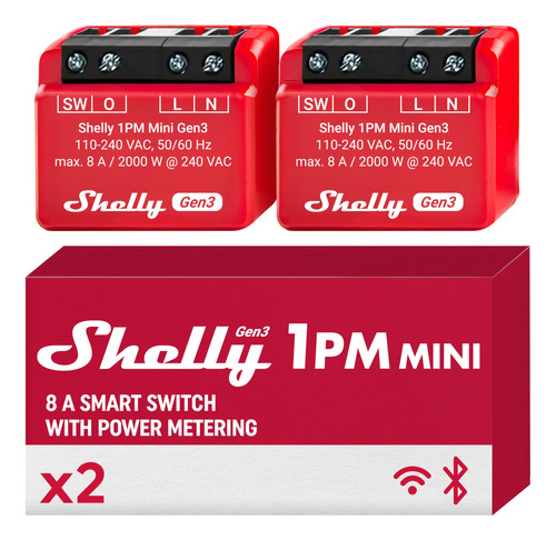 Shelly 1pm Mini Gen3 Silencioso Wifi &amp; B0cqcq9db5_150324