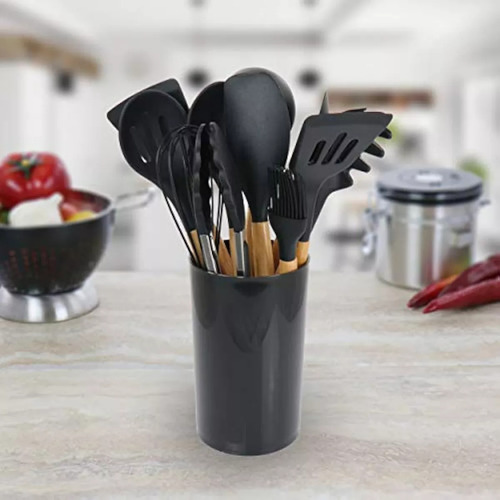 Set De 12 Utensilios De Cocina Antiadherentes De Silicona