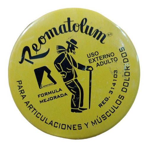 Pomada Reomatolum Sabor Branco Guaiacol Cânfora e Mentol