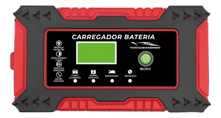 Carregador Bateria Automotivo 12v 6a Inteligente Display