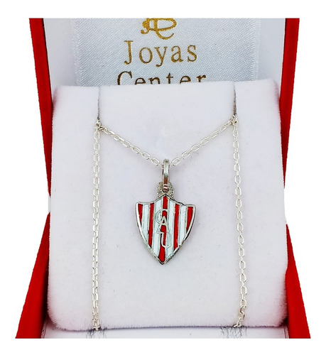 Conjunto Escudo Union De Santa Fe Plata 925 Cad. Forcet A3c