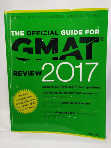 The Official Guide For Gmat Review 2017 (Usado)