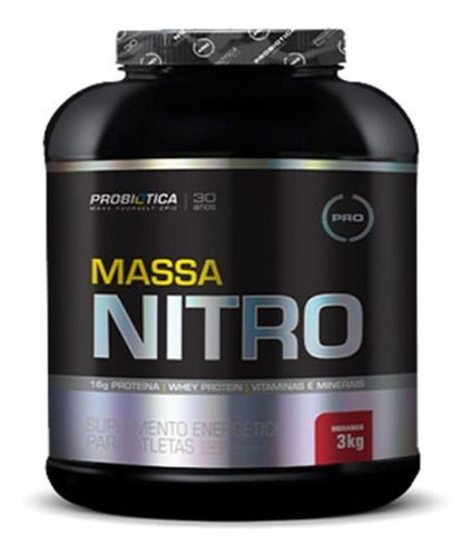 Massa Nitro - 3000g Morango - Probiótica