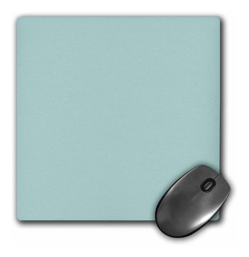 3drose Llc 8 x 8 x 0.25 inches Mouse Pad, Plain Menta Azu