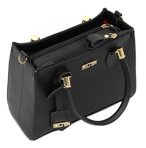 Imagem 4 de 10 de Bolsa Pequena Feminina + Bolsa Média + Carteira Só Hoje