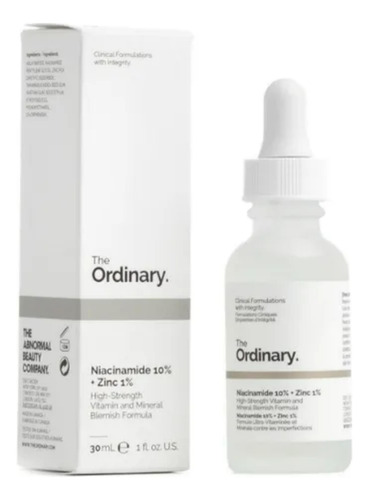 Sérum Niacinamidethe Ordinary 10% + Zinc 1% 30ml Todo Tipo De Piel Día/noche