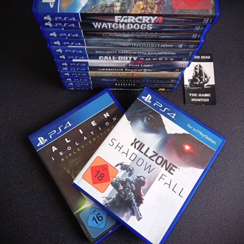  Lote De Capinhas (sem Jogos) - Ps4 - Killzone + Alien 