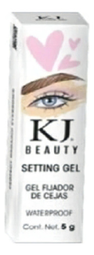 Gel Fijador De Cejas Waterproof Kj Beauty Gel Transparente Color Gel Trasparente