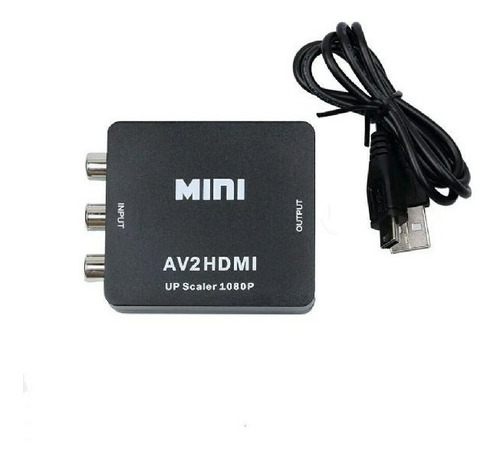 Imagen 3 de 4 de Convertidor Adaptador Conversor Rca A Hdmi Ps, Deco, Dvd