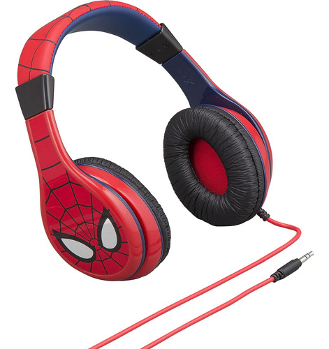 Ekids Spiderman Auriculares Niños, Auriculares Con Cable O