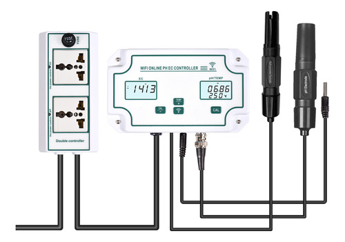 Analizador De Calidad Ph/ec/temp En Línea Con Controlador Ec