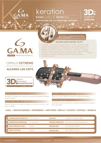 Alisador gama keration sale