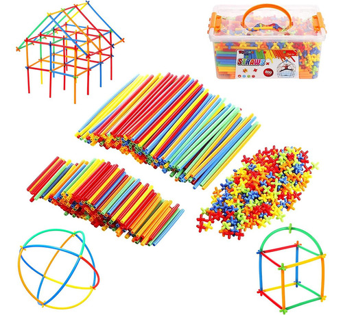 Palitos Construcción Stem - Juego Educativo 800 Piezas