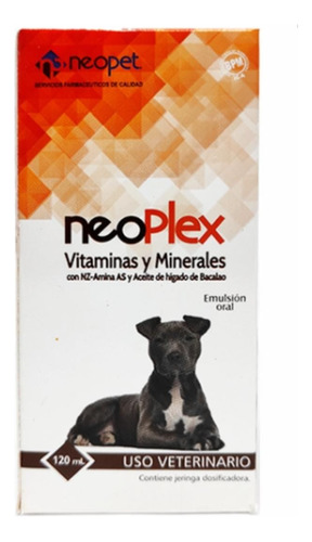 Neoplex Vitaminas Y Complejo B Para Perros Y Gatos 