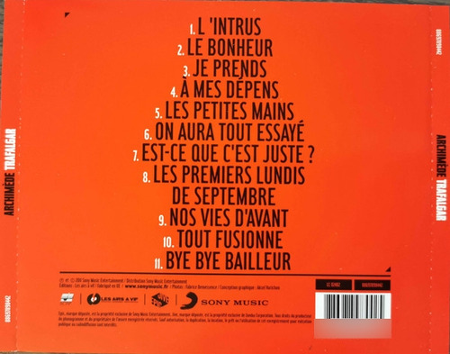 Cd Trafalgar (archimède) Estándar