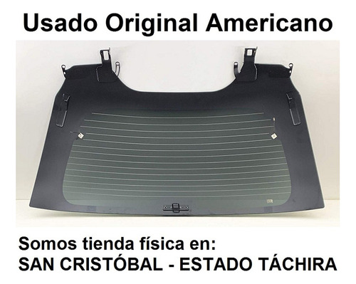 Vidrio Trasero Trailblazer 02 - 07 Importado Cabina Extendid