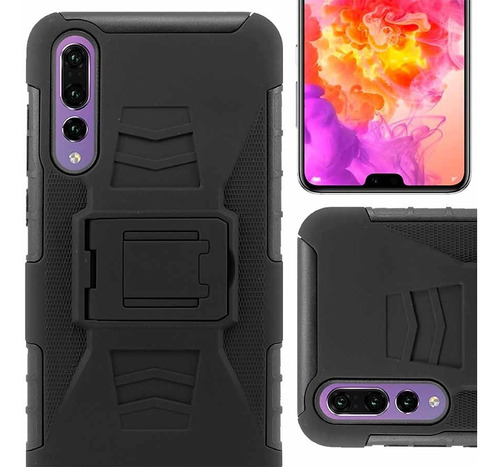 Protector Clip Uso Rudo Para Huawei P20 Pro Mayoreo