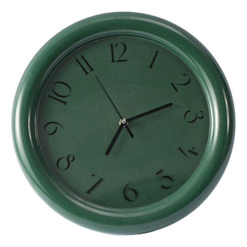 Reloj De Pared Pequeño Reloj Creativo Silencioso Arte Verde
