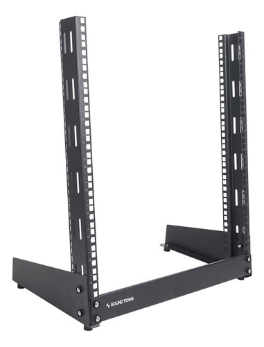 Sound Town 12u 2-post Desktop Open-frame Rack, For Audio/vi.