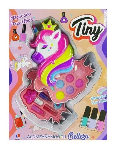 Maquillaje Set Unicornio Infantil Beauty Tiny Make Up En Mca